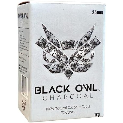 Black Owl Charcoal - 25mm 1Kg