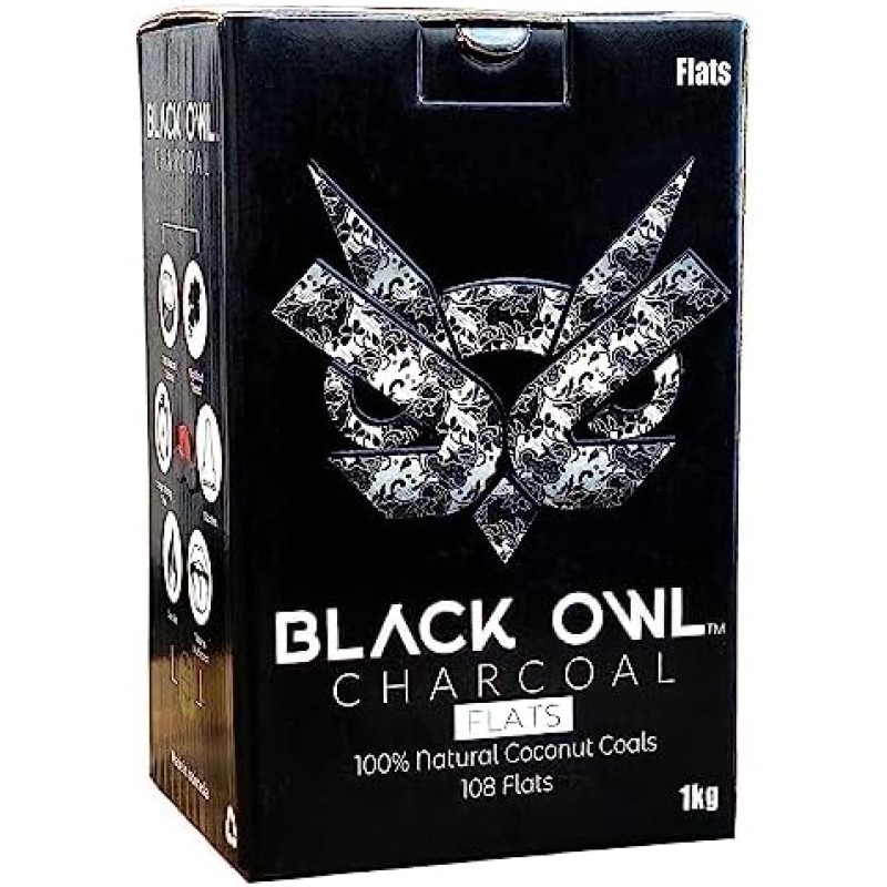 Black Owl Charcoal - Flats 1Kg