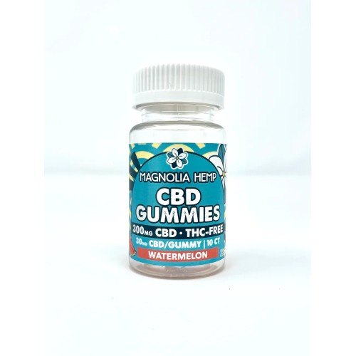 MAGNOLIA HEMP CBD GUMMIES 300MG CBD_THC-FREE 10CT