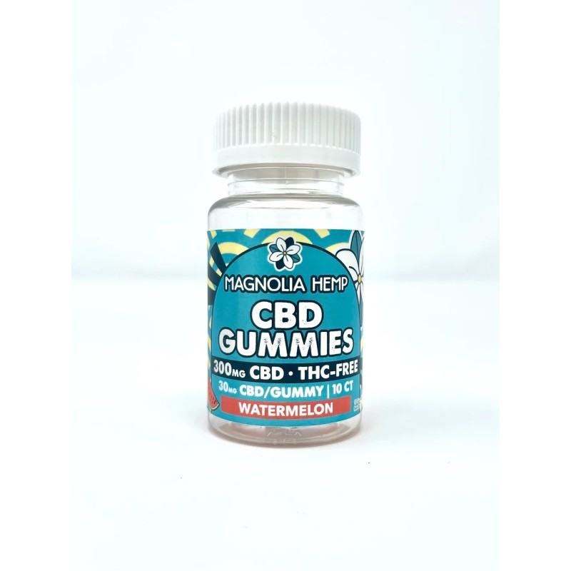 MAGNOLIA HEMP CBD GUMMIES 300MG CBD_THC-FREE 10CT